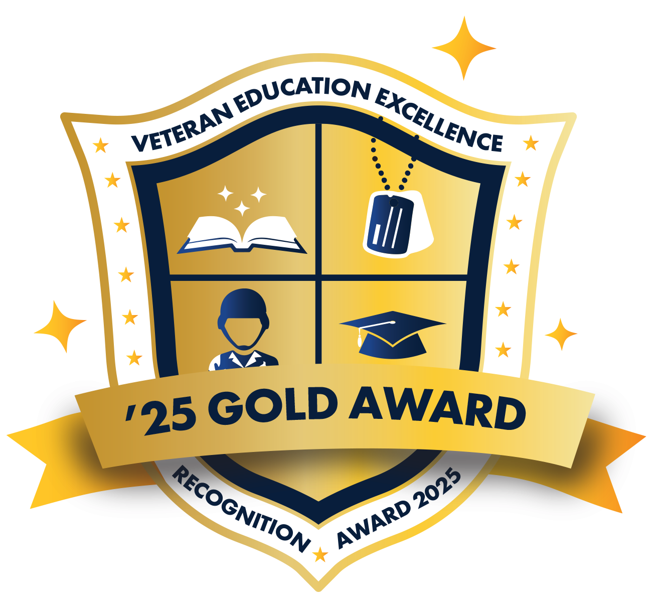 2025 Veteran Education Recognition Gold Award